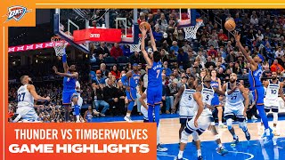 OKC Thunder vs Minnesota Timberwolves | Game Highlights | December 26, 2023