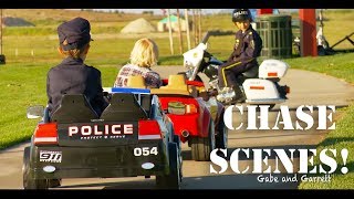 Sidewalk Cops Action Police Chase Scenes Compilation!