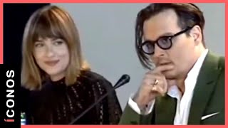 El día que Dakota Johnson miró con preocupación a Johnny Depp