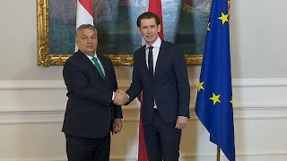 Austria's Kurz backs Hungary's Orban against EU migrant quotas