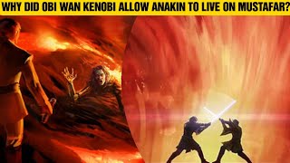 Why Did Obi-Wan Kenobi Spare Anakin/Vader On Mustafar? | Star Wars Lore #shorts