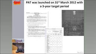 Perform, Achieve, and Trade (PAT) – An Innovative Programme to Promote Industrial Energy Efficiency