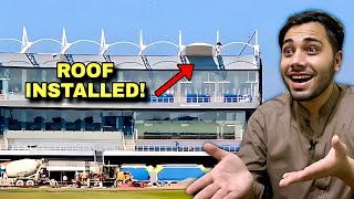 ANOTHER BREAKING! 🛑 Roof Installation Started! | Gaddafi Stadium New Roof! | Exclusive Updates