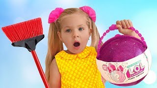 Диана и огромный ЛОЛ Diana found LOL Pearl Surprise, Pretend Play toy for kids