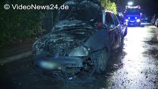 06.07.2016 - VN24 - Wieder brennen in der Nacht PKW in Kamen und Unna vollständig aus