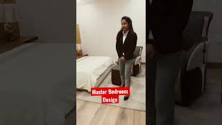 Ghar Ke Master Bedroom Ka Design with Interior Design #shorts #bedroomdesign