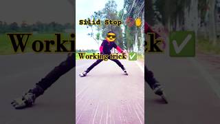 Rollar Skates Trick to Stop On a Dime! Mustafa Skater Method  #skating #warking   #viralvideo