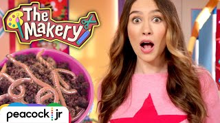 🍕 Food Fun! Worms You Can Eat + Pizza You Can Wear! | THE MAKERY | Full Episode