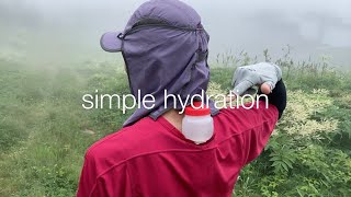 simple hydration／熊野岳／蔵王／山形百名山／コマクサ／ウルトラライトハイキング