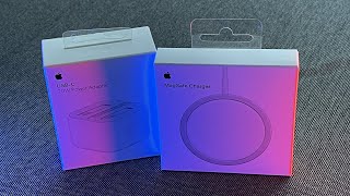 Apple MagSafe Charger \u0026 20W USB-C 20W Power Adapter Unboxing