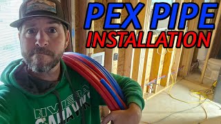 I Sure Hope It Doesn't LEAK - Installing PEX PIPE In My Tiny House