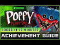 Poppy Playtime - Achievement / Trophy Guide (Xbox/PS4) **1000G IN 12 MINS**