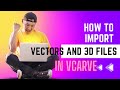 VCarve Pro File Importing: Techniques for Vectors and 3D Models