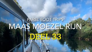 Parel Boot-Trips 2024 Deel 33 Maas Moezel Rijn Route, van Keulen via Düsseldorf naar Wesel