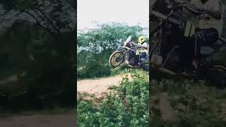 Himalayan bike stunts