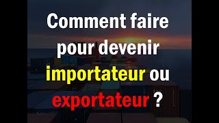 Faire de l'import export Quel statut juridique à choisir ?