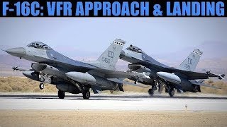 F-16C Viper: VFR Approach & Landing Tutorial | DCS WORLD