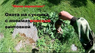 Охота на суслика с пневматической винтовкой