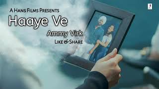 Haaye ve|Ammy Virk|Lyrics|