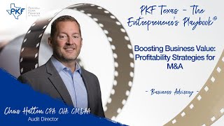 Boosting Business Value: Profitability Strategies for M\u0026A | Transaction Advisory Insight