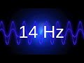 14 hz clean pure sine wave bass test tone frequency