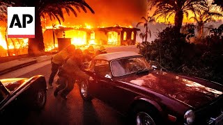 Mountain Fire in Southern California burns homes, forces thousands to evacuate