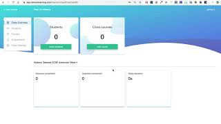 How to create a class on Seneca and add courses to it?