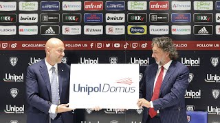 LA SARDEGNA ARENA DIVENTA UNIPOL DOMUS 🏟 GIULINI E CIMBRI IN CONFERENZA STAMPA