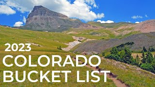 COLORADO BUCKET LIST: Epic Things to Do in Colorado in 2023 | Destinations to Add to Your List