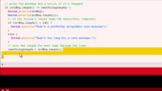 Energia Tutorial: String LengthTrim