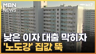 청년대출 막히자 '노도강'부터 집값 뚝…강남도 7개월 만에 하락 [MBN 뉴스7]