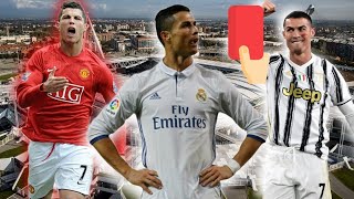 តើអ្នកដឹងទេ Ronaldo ទទួលបានកាតក្រហមប៉ុន្មានហើយ នៅក្នុងអាជីព?