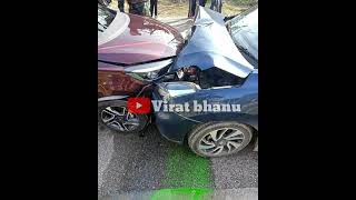 Tata car vs Maruti car accident vedio💥💥/#Shorts