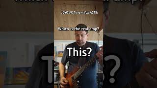 Joyo AC Tone v Vox AC15: can you hear the real amp? #voxamps #joyo #guitar #guitarpedals