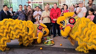 2025 CNY Acrobatic Lion Dance Performance @ EQ Hotel KL #吉隆坡光藝龍獅體育會