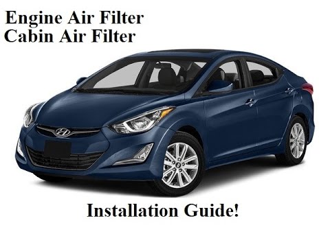 2010-2016 Hyundai Elantra Cabin Air Filter and Engine Air Filter Replacement 2010-2016 Hyundai Elantra Cabin Air Filter and Engine Air Filter Replacement