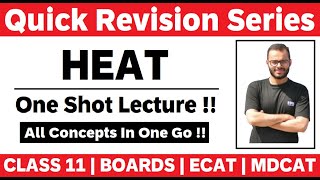 Heat | Temperature | One Shot Lecture | Revision | ECAT | MDCAT | Boards