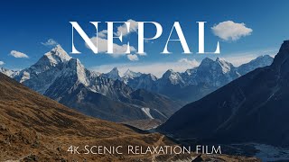 Scenic Relaxation Nepal 4K | Stunning Views of Nepal with Calming Music