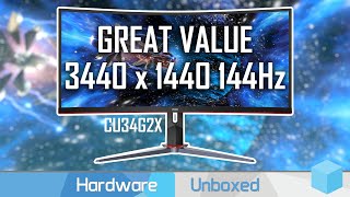 AOC CU34G2X Review, The Best Value 1440p 144Hz Ultrawide Monitor