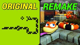 The evolution of SNAKE games