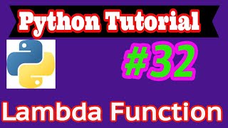 Python Tutorial in Hindi #32: Lambda Function
