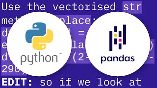 How to replace text in a string column of a Pandas dataframe?
