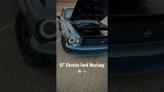 Would you drive a 1967 electric ford mustang by charge? 🔌