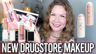 NEW Drugstore Makeup - 2025! Loreal, Revlon, Covergirl, ELF | LipglossLeslie