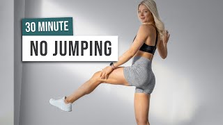 30 MIN INTENSE LOW IMPACT - APARTMENT FRIENDLY Workout, No Equipment, No Jumping Home Workout