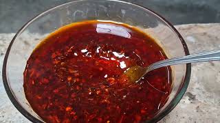 resep chili oil super ekonomis | cuma 3 bahan aja #resepmasakan #idejualan #chili #chilioil