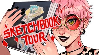 MY FIRST SKETCHBOOK TOUR | exploring the first sketchbook I ever completed