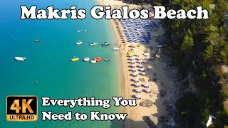 Makris Gialos Beach Kefalonia (Cephalonia) in 4K - Everything :-)