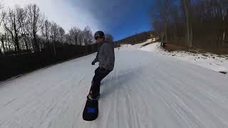 Whitetail Mountain Resort | Sidewinder | Snowboarding 2023 | Last Sidewinder Run