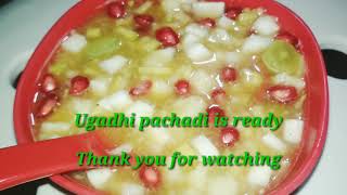 Ugadhi pachadi #happyugadi #telugutradition #shadruchulu #homecooked #tasty #thankyouforsupporting